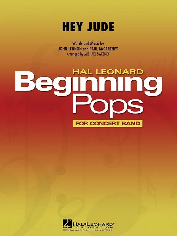 Hey Jude Beginning Pops Concert Band (Music Score/Parts)