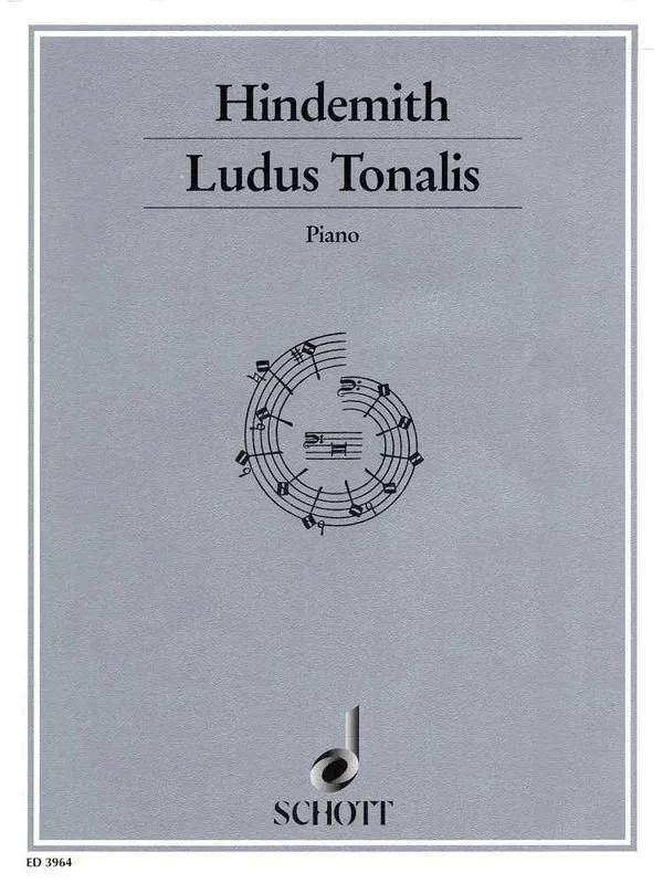 Hindemith – Ludus Tonalis For Piano (Softcover Book)