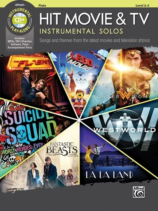 Hit Movie And Tv Instrumental Solos Flute Book/CD