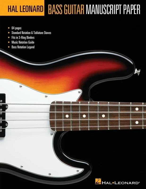 HL Bass Guitar Manuscript Paper