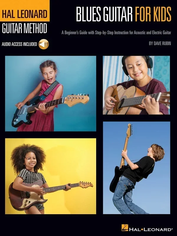 HL Guitar Method Blues Guitar For Kids Book/Online Audio (Softcover Book/Online Audio)