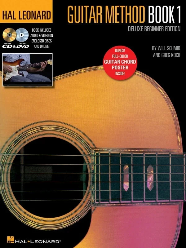 HL Guitar Method Book 1 Deluxe Beginner Edition (Softcover Book/Online Media)