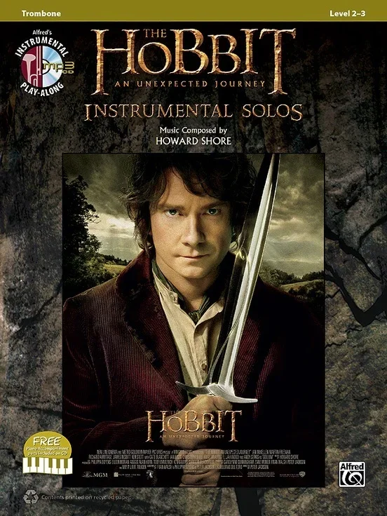 Hobbit Instrumental Solos Trombone Book/CD