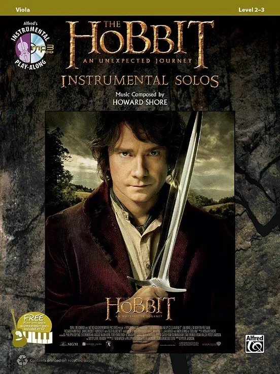 Hobbit Instrumental Solos Viola Book/CD