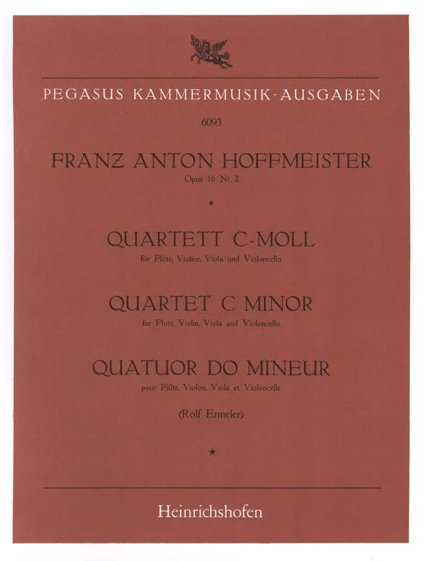 Hoffmeister: Quartet in C Minor