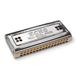 Hohner 54-C/G Echo Harp 2×32 Tremolo Harmonica