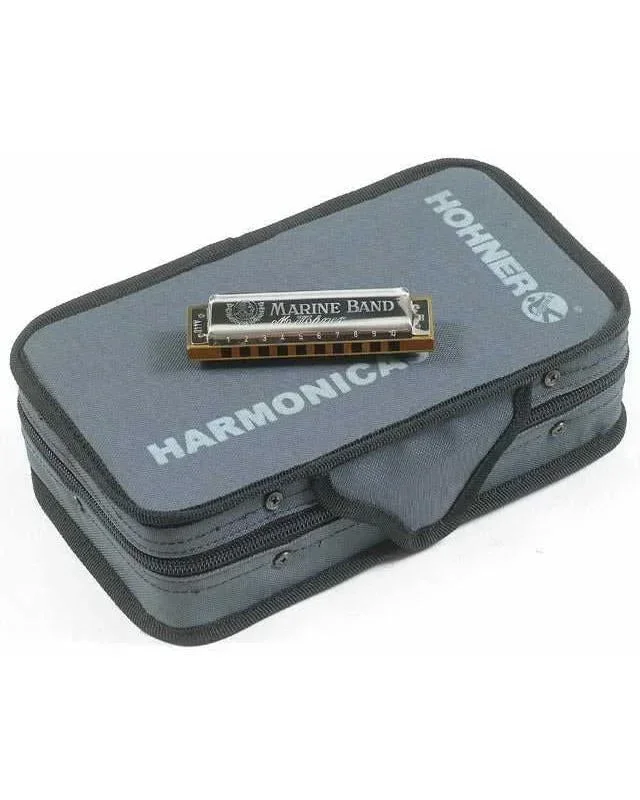 Hohner Case of Marine Bands 5 Pack of Marine Band Harmonicas & Case