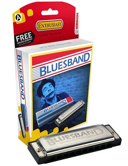 Hohner Enthusiast Series Bluesband Harmonica in the Key of A
