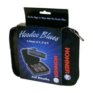 Hohner Hoodoo Blues Pack – 3 Harmonica Set (Keys of C, D and G)