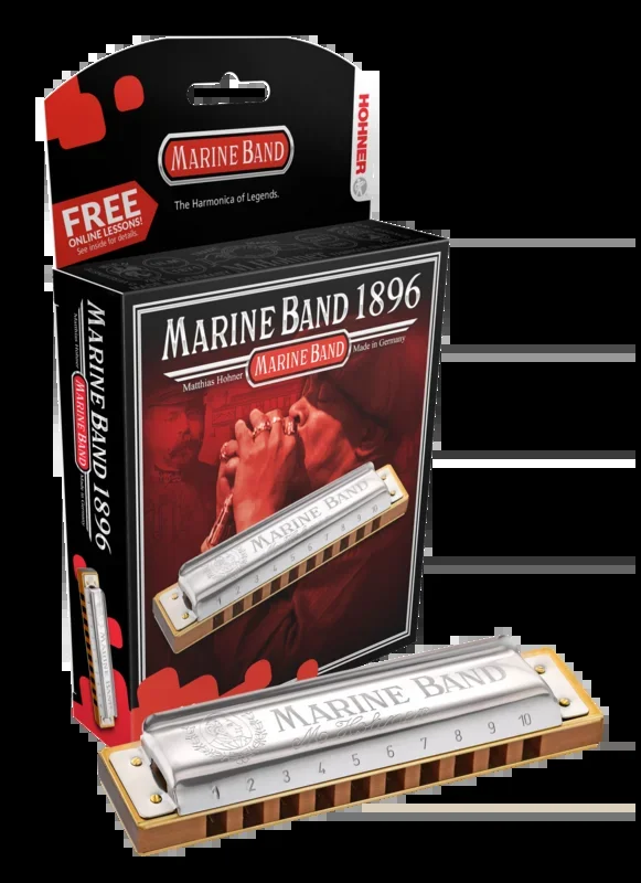 Hohner Marine Band Harmonica 1896 -B