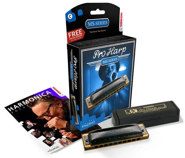 Hohner MS Series Pro Harp Harmonica in the Key of A