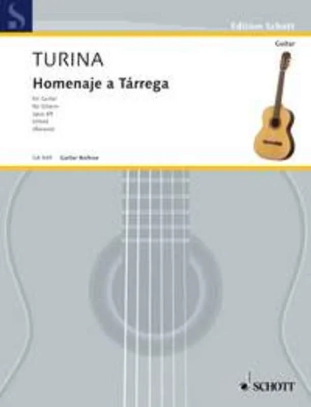 Homenaje A Tarrega Op 69 Ed Alvarez Benito Guitar Book