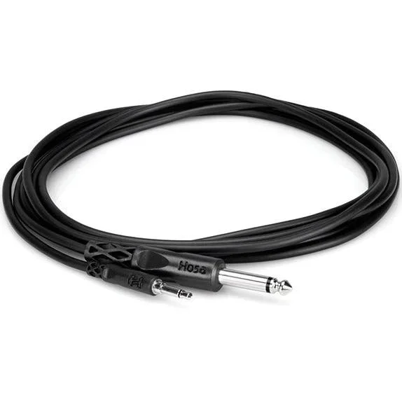 Hosa 1/8″ Male to 1/4″ Male 10′ Cable