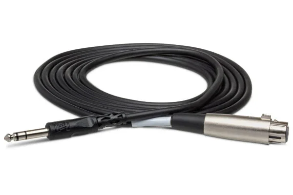 Hosa Balanced Interconnect XLR3F to 1/4″ TRS 10′ (STX-110F)