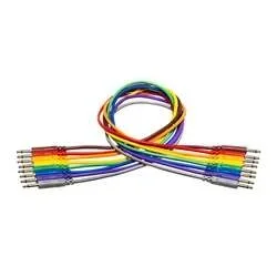 Hosa CMM-815 – 3.5mm Unbalanced Patch Cables – 6in (8Pc)