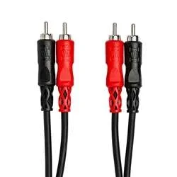 Hosa CRA-204 Stereo Interconnect – Dual RCA to Dual RCA – 4m