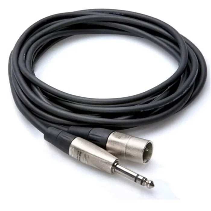 Hosa HSX-010 REAN 1/4″ TRS to XLR(M) Pro Balanced Interconnect Cable 10ft