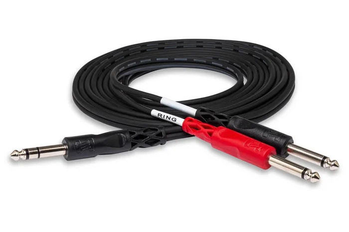 Hosa Insert Cable 1/4 in TRS to Dual 1/4 in TS – 4m