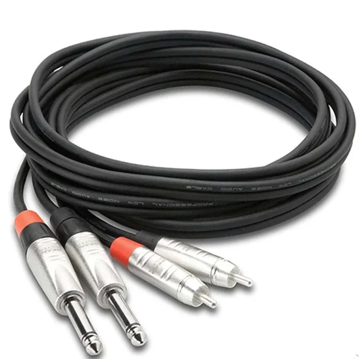 Hosa Pro Unbalanced Interconnect – REAN 1/4 in TS to RCA