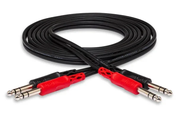 Hosa Stereo Interconnect Dual 1/4″ TSR 3M (CSS-203)