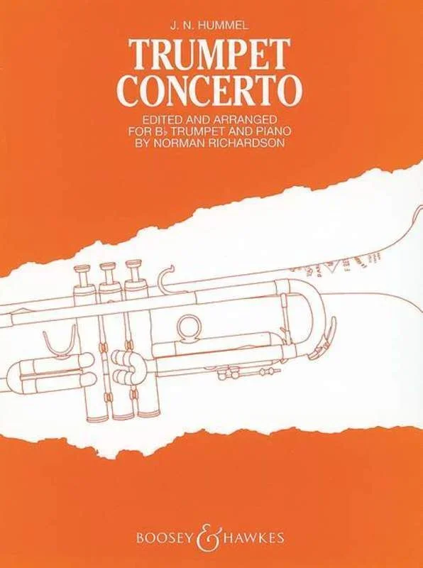 Hummel – Trumpet Concerto Trumpet/Piano (Softcover Book)