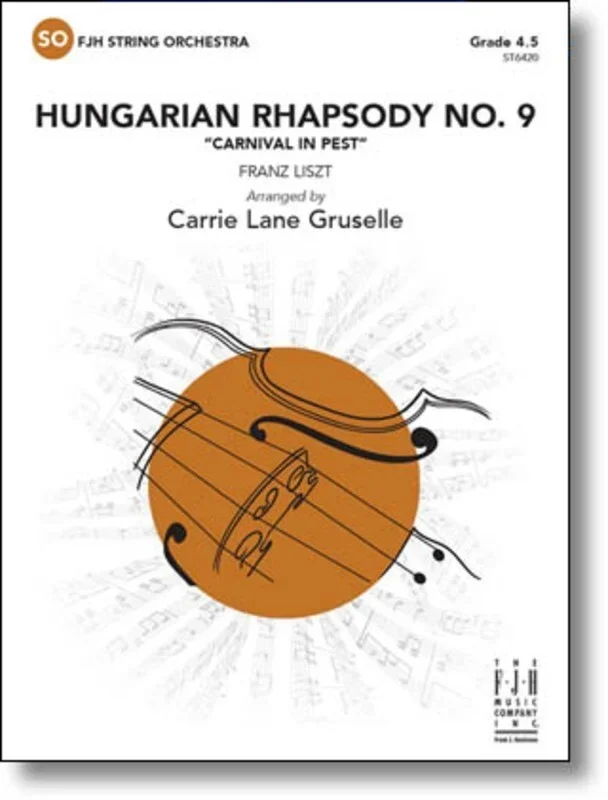 Hungarian Rhapsody No 9 So4.5 Score/Parts