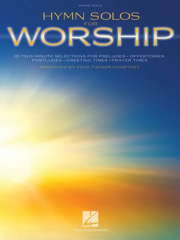 Hymn Solos For Worship Piano Solos (Softcover Book)