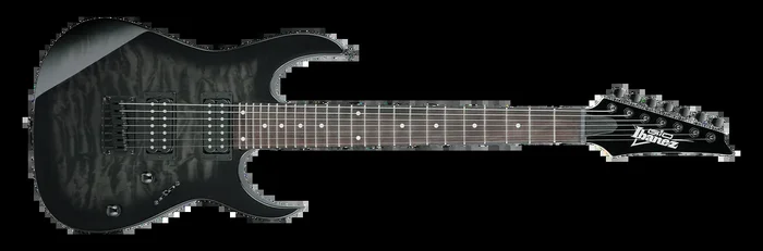 Ibanez GRG7221QA 7 String Electric Guitar Trans Black Sunburst