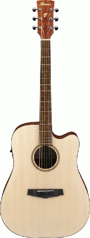 Ibanez PF10CE OPN Acoustic-Electric Guitar (Open Pore Natural)