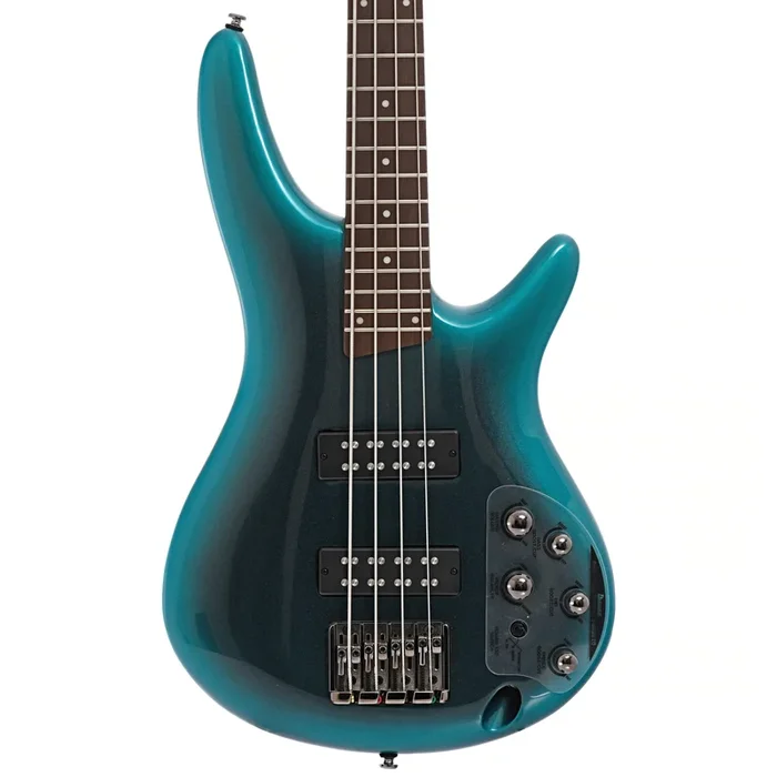 Ibanez SR300E 4-String Bass, Cerulean Aura Burst