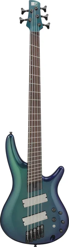 Ibanez SRMS725BCM Bass Guitar 5-String Multi-Scale Blue Chameleon