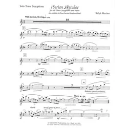 Iberian Sketches – Tenor Saxophone and Concert Band