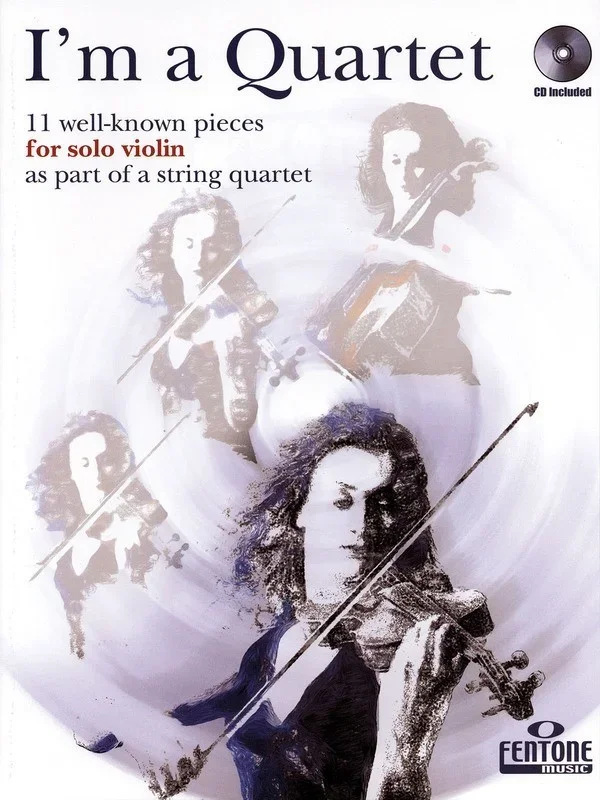 IM A QUARTET SOLO VIOLIN STG QUARTET Book/CD