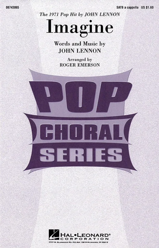 Imagine SATB A Cappella (Octavo)