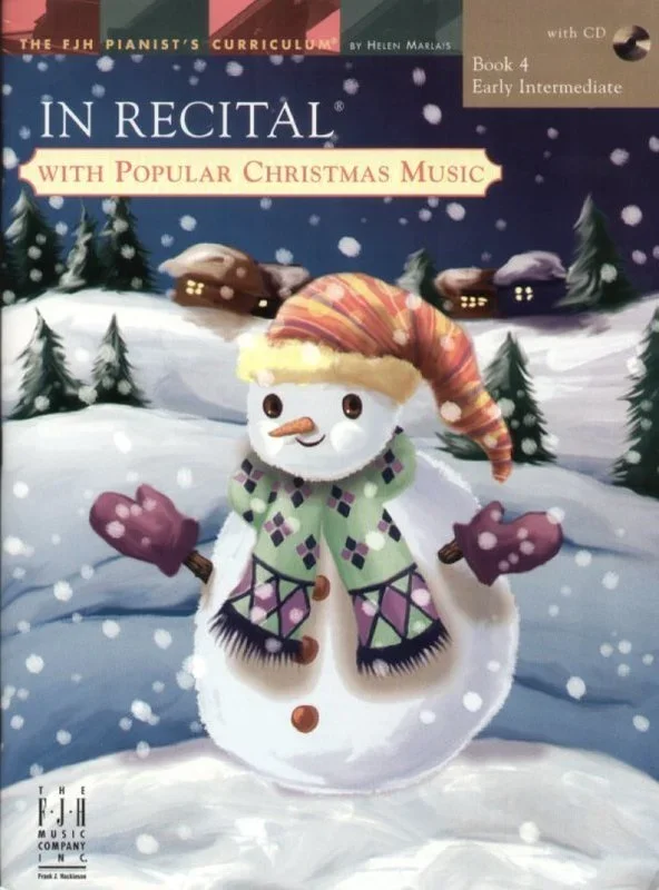 In Recital With Popular Christmas Music Book 4 CD (Softcover Book)
