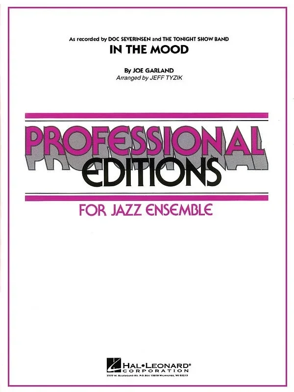 In The Mood (Tonight Show Version) Pe5 (Music Score/Parts)