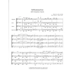 Inflamation from “Sabat Mater” – Saxophone Quartet (SATB)