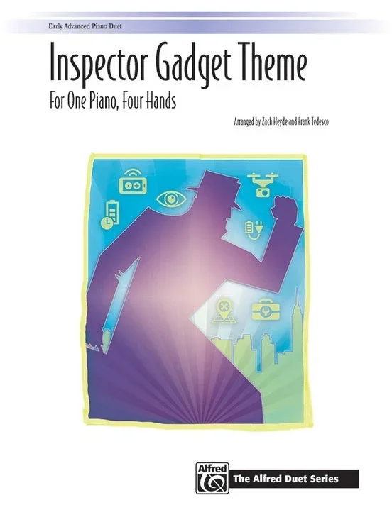 Inspector Gadget Theme, for Piano, Four Hands