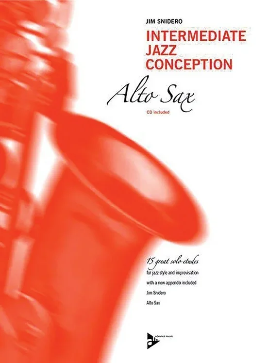 Intermediate Jazz Conception Alto & Bari Sax Book/CD