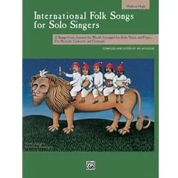 International Folk Songs for Solo Singers – Medium High
