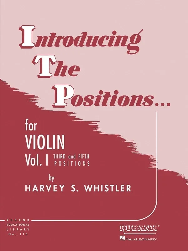 Introducing The Positions For Violin Book 1 (Softcover Book)