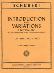 Introduction and Variations, Op 160 D. 802 – Flute and Piano