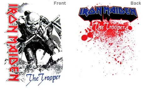 Iron Maiden Oversized Trooper Shirt – Medium