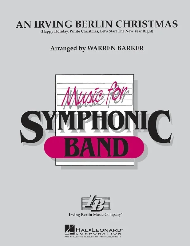 Irving Berlin Christmas Concert Band (Music Score/Parts)