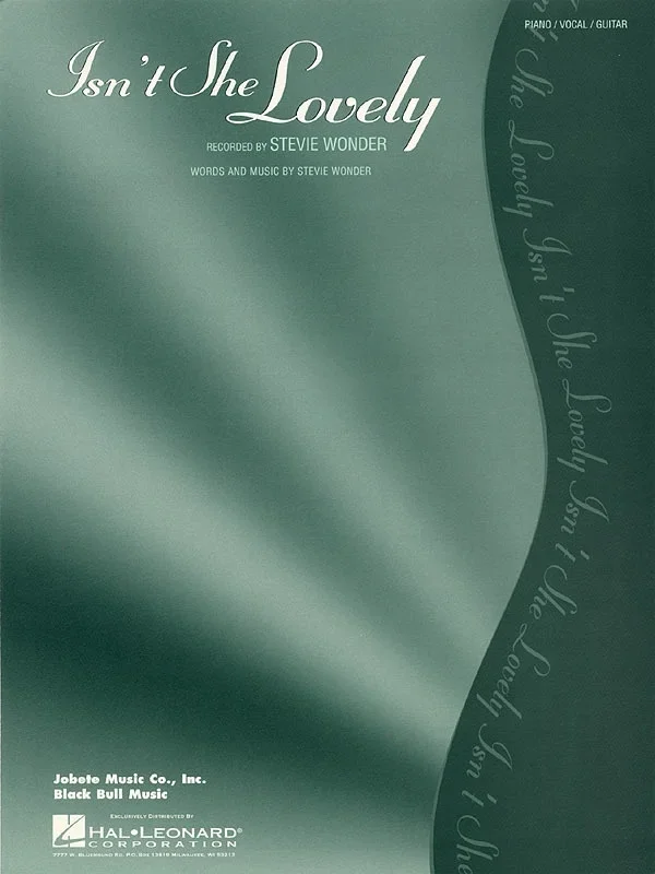 Isnt She Lovely S/S PVG (Sheet Music)