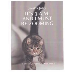 It’s 3 a.m. and I Must Be Zooming – Saxophone Unaccompanied