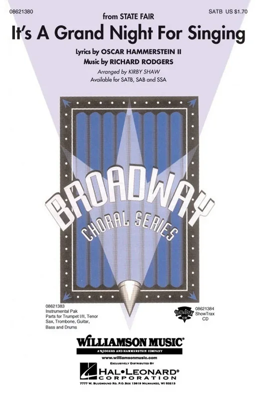 Its A Grand Night For Singing Fr State Fair SATB (Octavo)