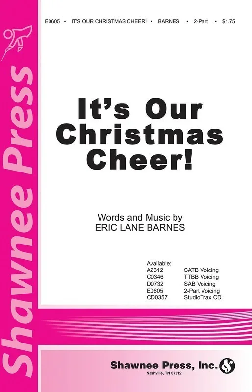 Its Our Christmas Cheer 2-Part Book