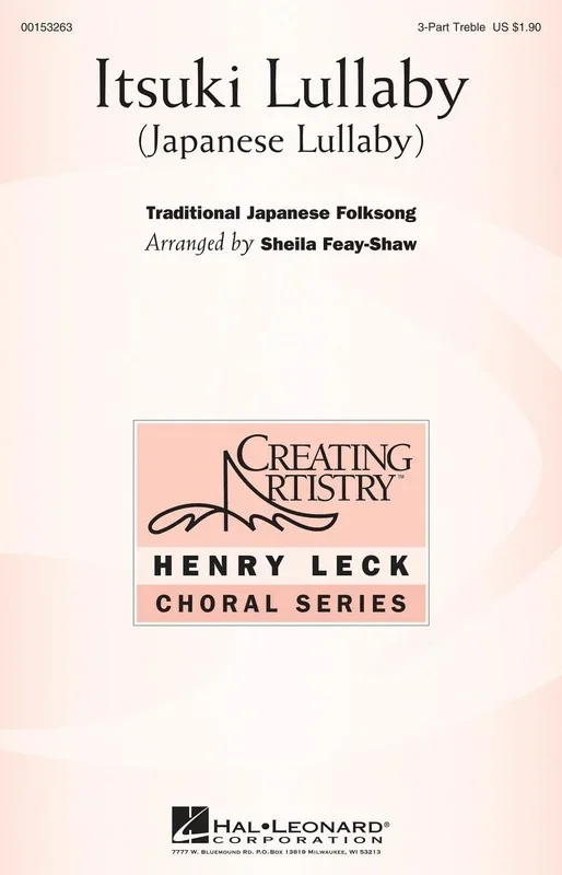 Itsuki Lullaby 3 Part Treble (Octavo)