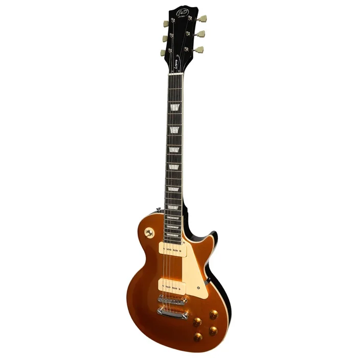 J&D Luthiers LP-Style ’56 P-90 Electric Guitar (Gold Top)